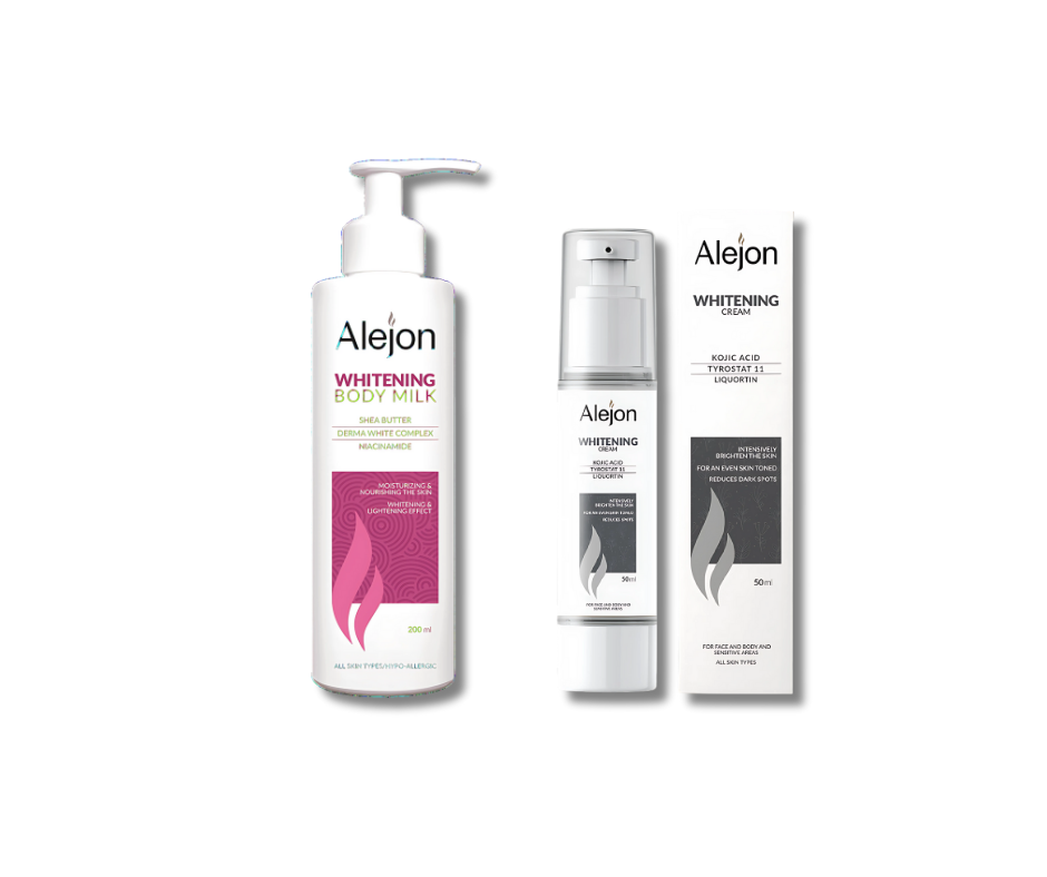 اليجون بادي لوشن تفتيح 200 مل + اليجون كريم تفتيح للبشرة 50 مل عرض